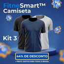 Kit 3 Camisetas Tecnológicas FitneSmart - Anti-Suor