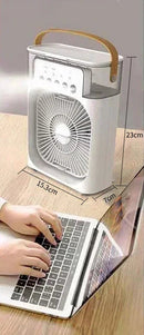 AirZen Portátil - Umidificador e Climatizador com LED Relaxante.